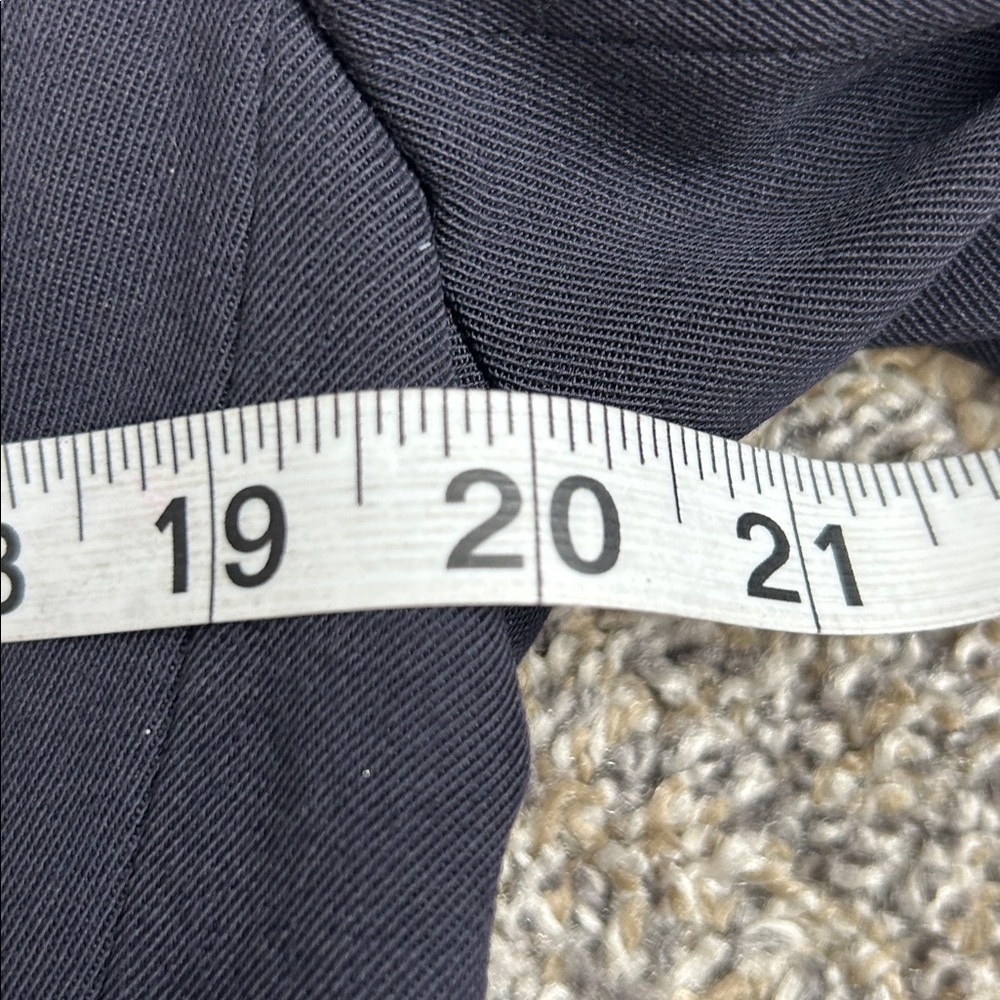 Austin Reed Vintage Wool Women's Blazer in Deep Blue and Gold Buttons size 12P - Picture 12 of 14